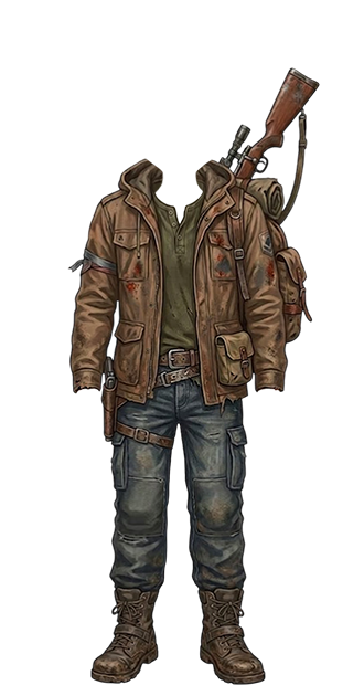 Dystopian Shooter Man
