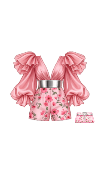 Blush Blossom Outfit