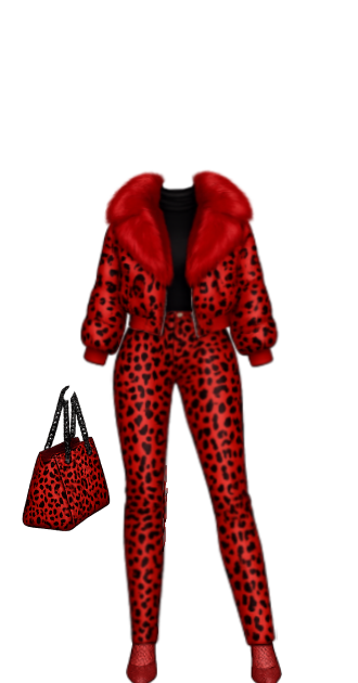 Crimson Leopard Luxe