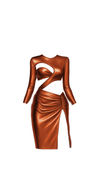 June Bronze Dress