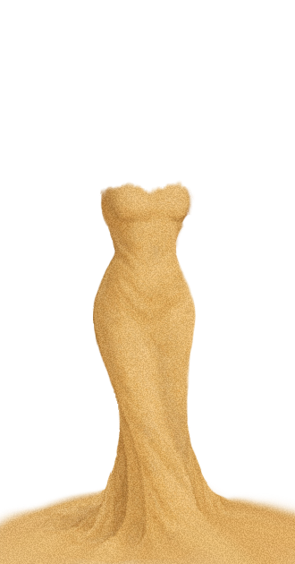 Sandy Hourglass Gown