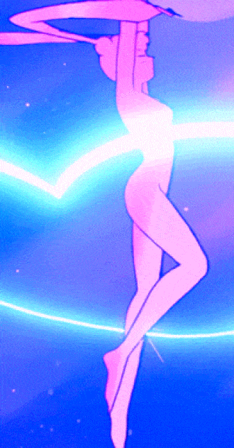Magical Girl Transformation Animated Background