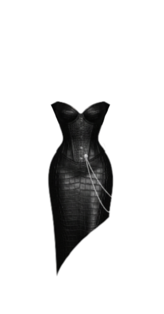 Croc Corset Dress