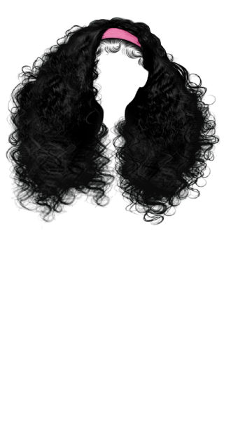 Girl in the Headband Wig