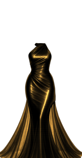 Sylviana Gold Dress