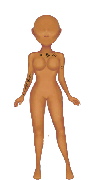 Tattoo Skin Dark Tan