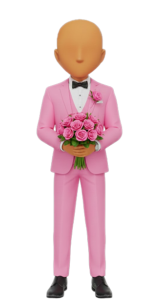 Pink Wedding Suit