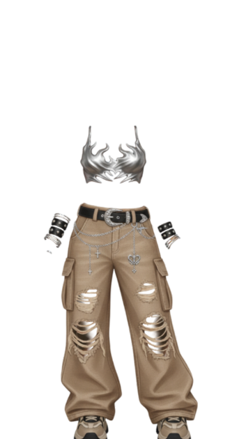 Y2K Edgy Streetwear Outfit