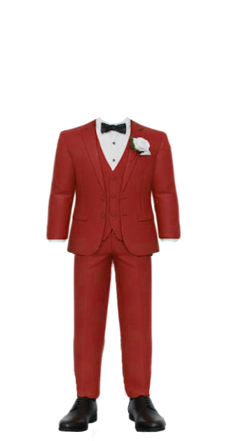 Red Wedding Suit