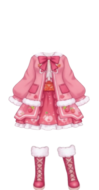 Strawberry Baby Winter Coat