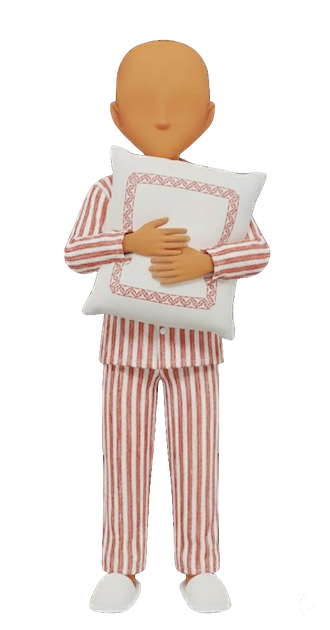 Red Pajamas with Pillow