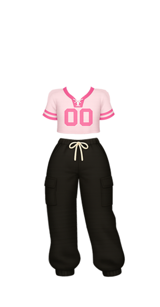 Pink Sporty Outfit