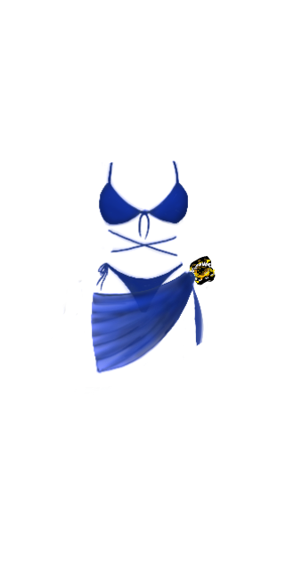 Survivor Bikini with Buff (BLUE)
