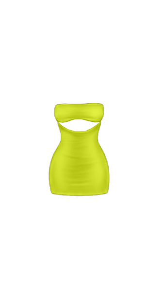 yellow k dress