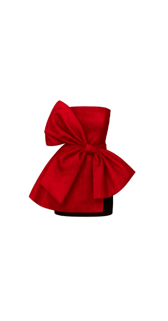 Red Christmas Bow Dress