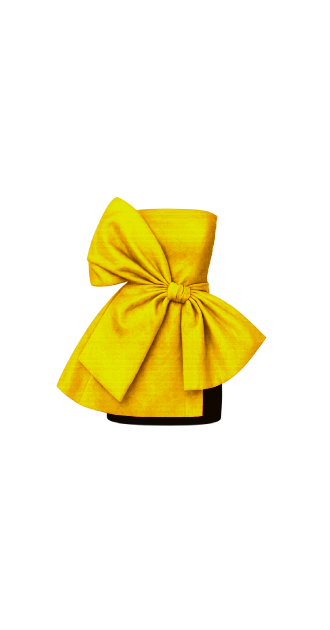 Gold Christmas Bow Dress