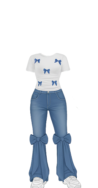 Ribbon Jeans