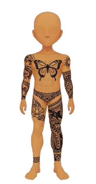 Tattoo Male Skin