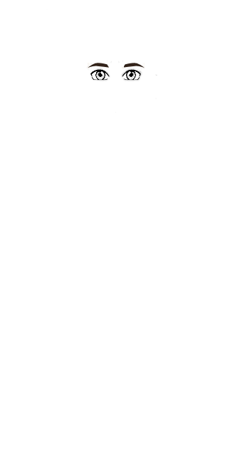 White Eyes with Clean Male Brows