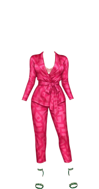 Pink Pantsuit