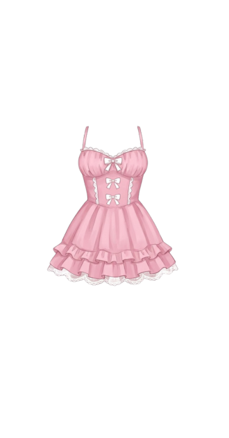 Pink Bow Dress