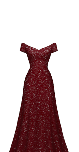Red Sparkle Gown.