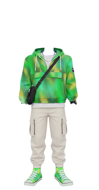 Orion Green Galaxy Hoodie