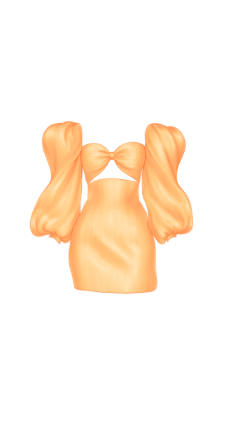 Seraphine Orange Dress