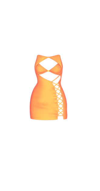 Nadin Orange Dress