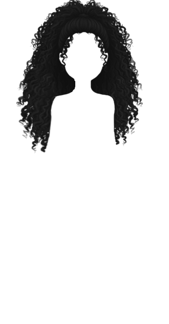 Hal Up Curls - Black