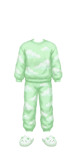Green Cloud Pajamas