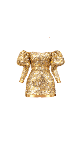 Jelahia Gold Dress