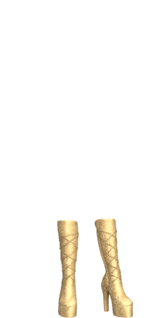 Ciara Gold Boots