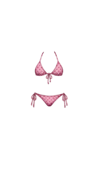 bubblegum pink bikini
