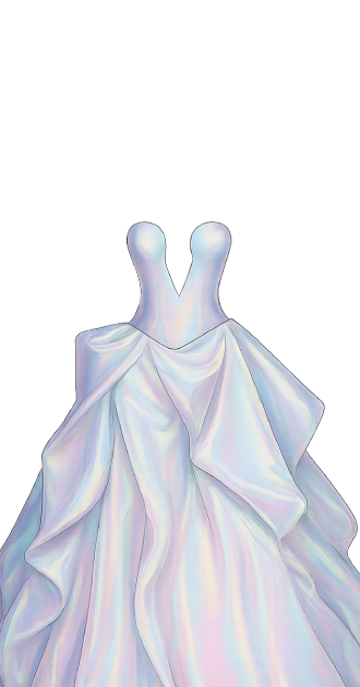 Blue Lesbian Gown