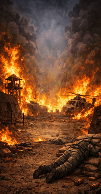 the massacre of hawkins base