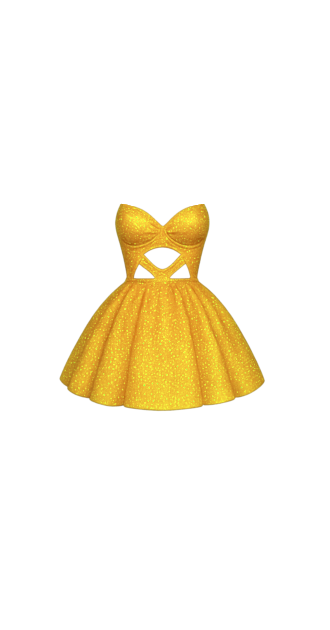 Mandy Gold Dress
