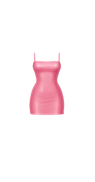 Bubblegum Pink Silk Bodycon