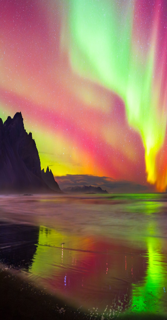 Volcanic Northern Lights