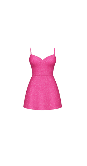 Barbie Pink Mini Dress