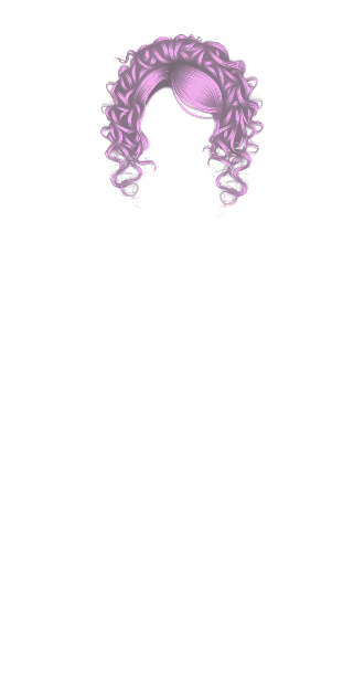 Cotton Candy Curly Girl