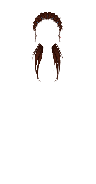 Sankeys Pulled Back Braids (Blue)