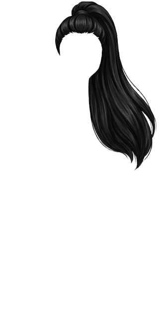 Bad Bitch Black Ponytail
