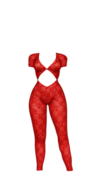 Sanya Red Jampsuit