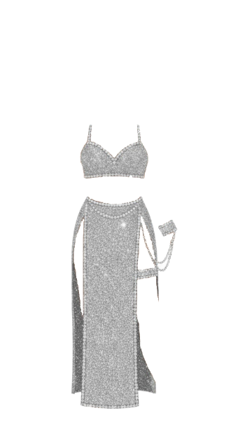 Loincloth Two-Piece - Silver