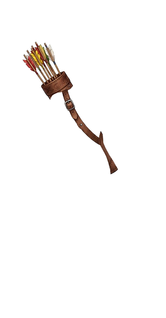 Female Quiver w/ arrows