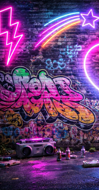 Neon Wall Bckround