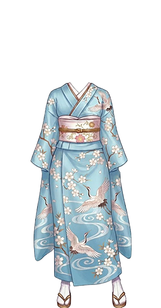 Light Blue Kimono