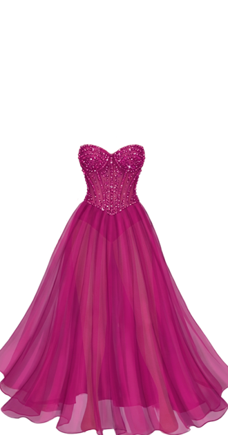 Pink Beaded Gown