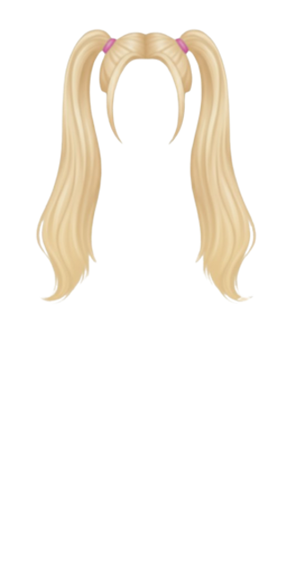 Blonde Kirlia Ponytails